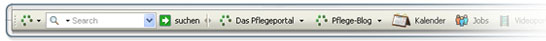Toolbar von www.das-pflegeportal.de