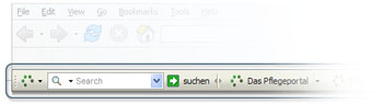 Toolbar von www.das-pflegeportal.de